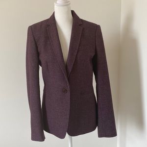 Massimo Dutti Purple Blazer